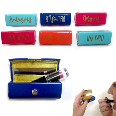 lipstick case with mirror wholesale.